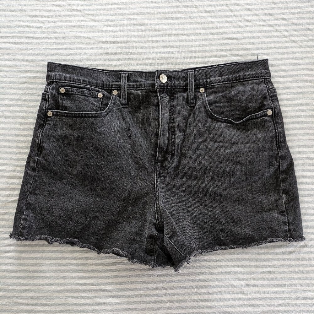 Madewell Black Denim Cutoffs size 31